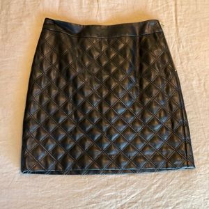 Banana Republic Quilted Mini Skirt